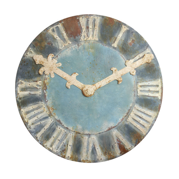 Highland Dunes Christiansen 47.25" Decorative Wall Clock Wayfair